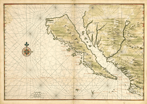 California as an island