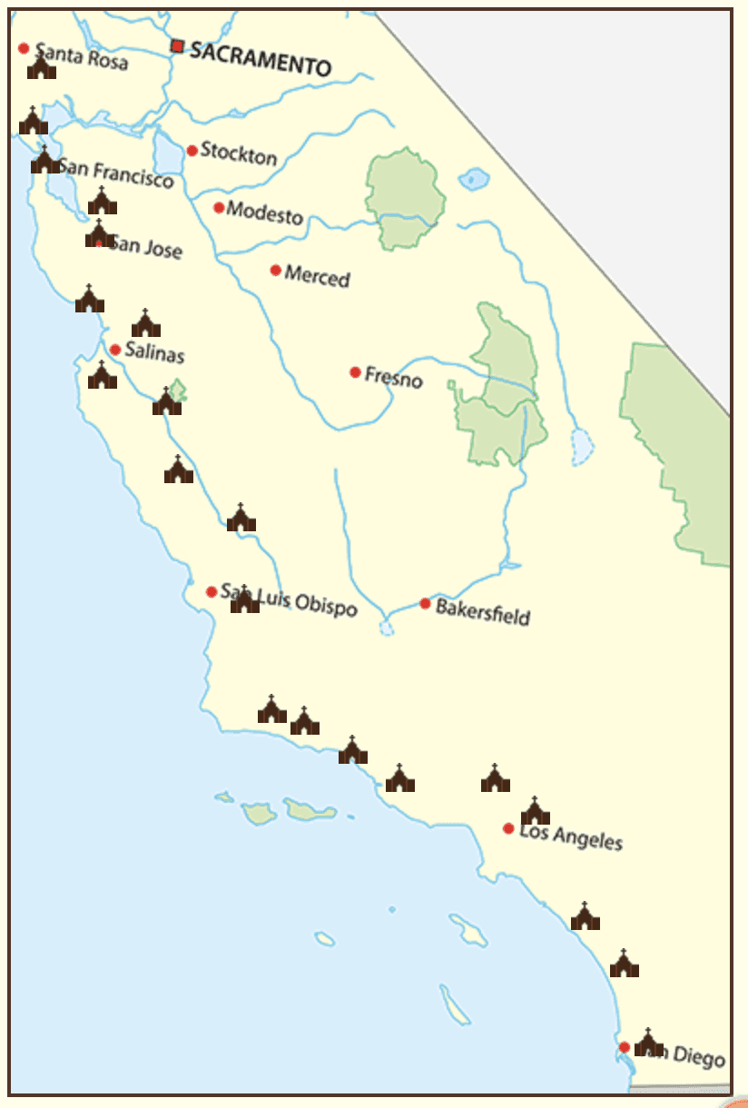 Alta California missions