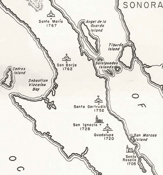 Baja California missions north